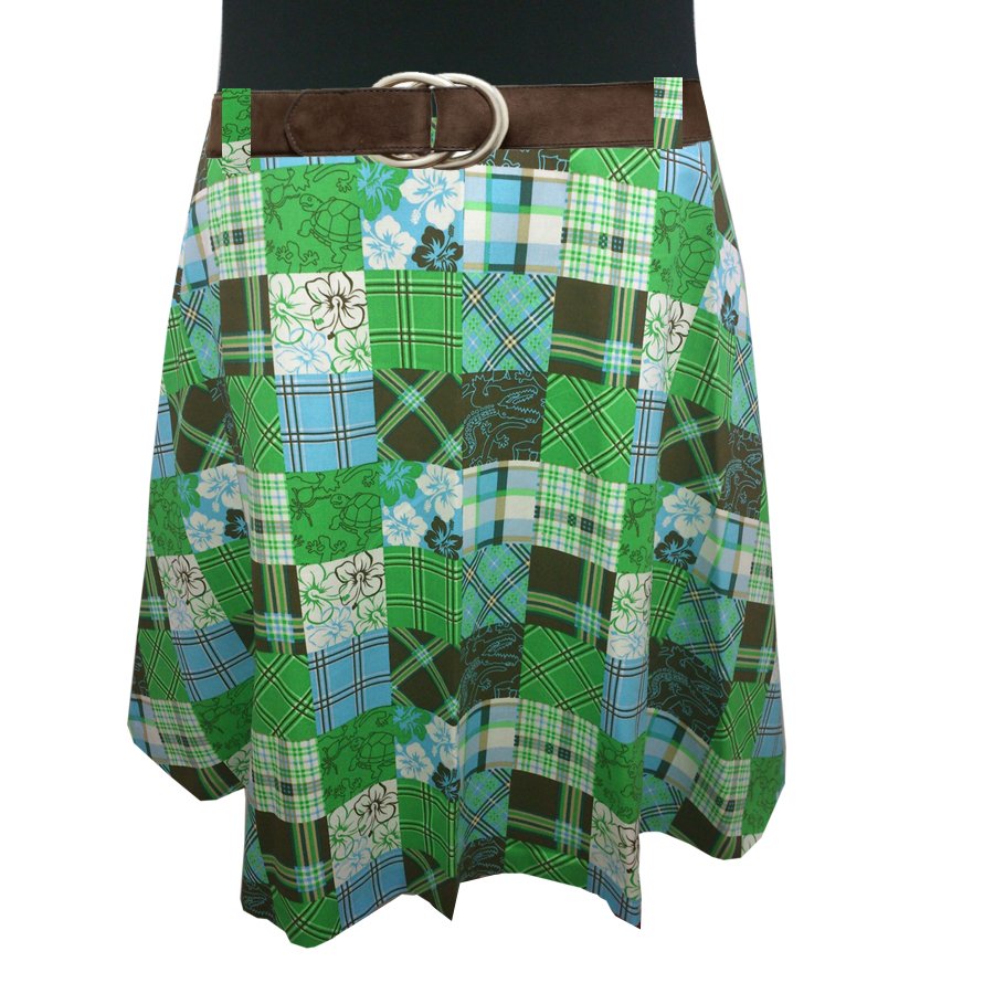 Green Floral Skirt 20