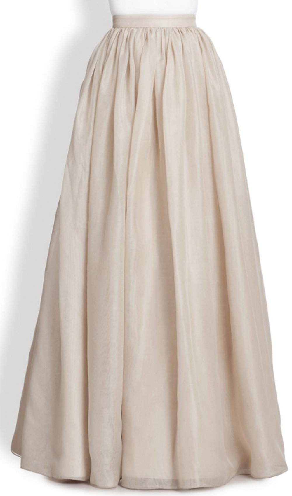 Long Ivory Skirt 8