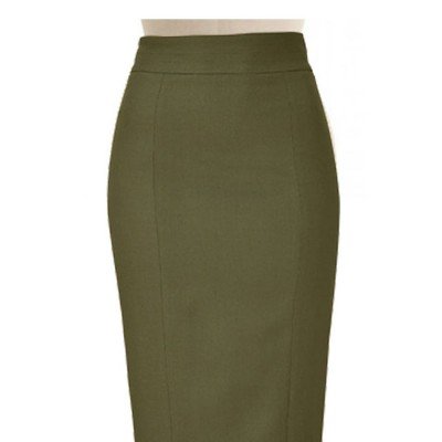 Wiggle Pencil Skirt – wool blend various Colors | Elizabeth's Custom Skirts