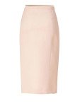 Peach Pencil Skirt with Front Split, Fully Lined, Custom Made to Fit ...