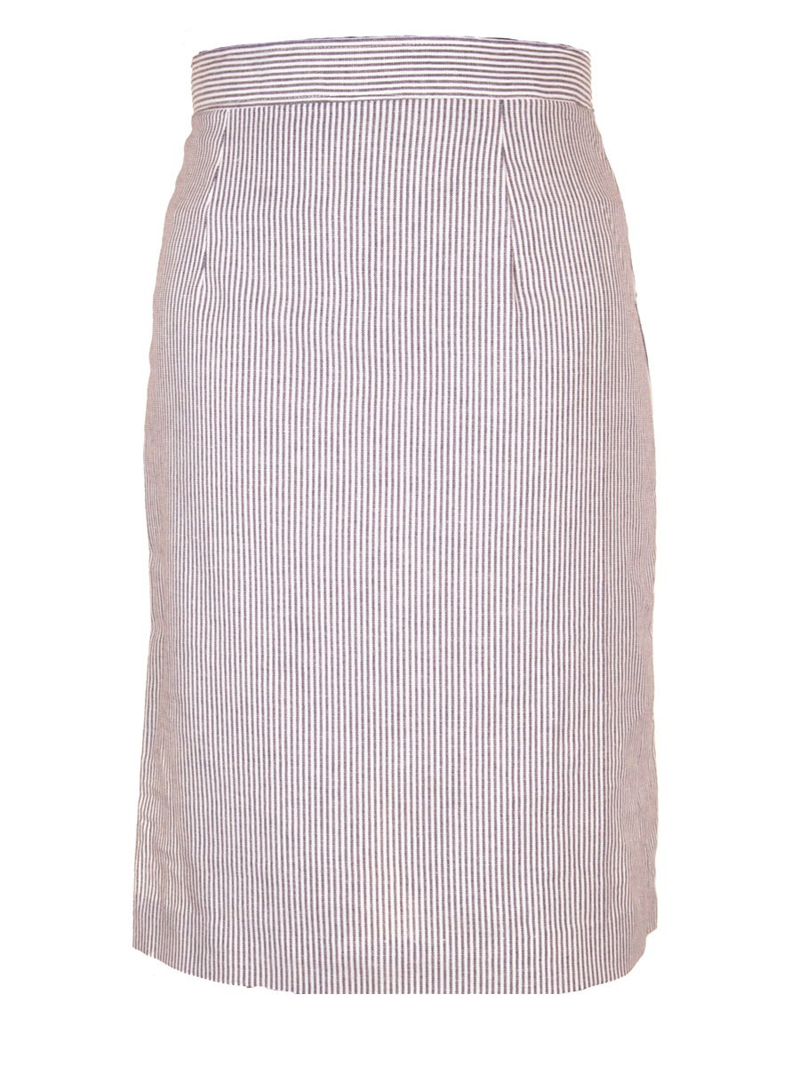 Stripe Straight/ Pencil Skirt, Custom Handmade, Fully Lined – Elizabeth ...