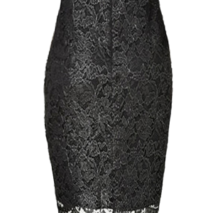 Black Lace Pencil Skirt, Custom Handmade, Fully Lined – Elizabeth's ...