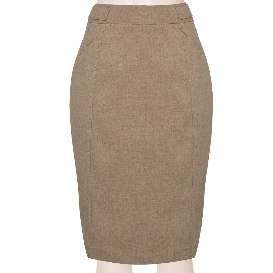 Tailored Wool Blend Pencil Skirt, Custom Fit, Handmade, Fully Lined ...