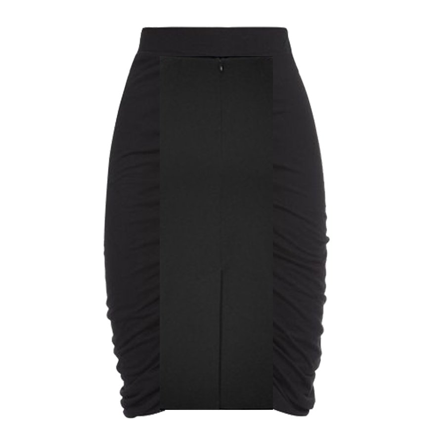 Black Moss Crepe Tulip Skirt – Elizabeth's Custom Skirts