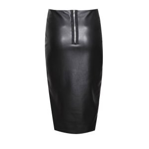 Custom Made Faux Leather Skirts, Pencil, Pleated and Flare – Elizabeth ...