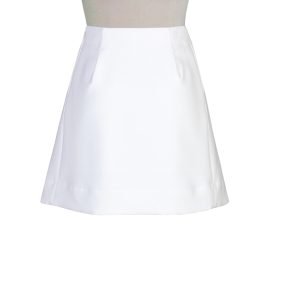 White cotton A-Line skirt – Elizabeth's Custom Skirts