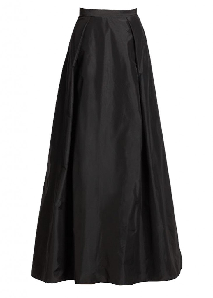 Inverted-Pleat Taffeta Skirt – Elizabeth's Custom Skirts