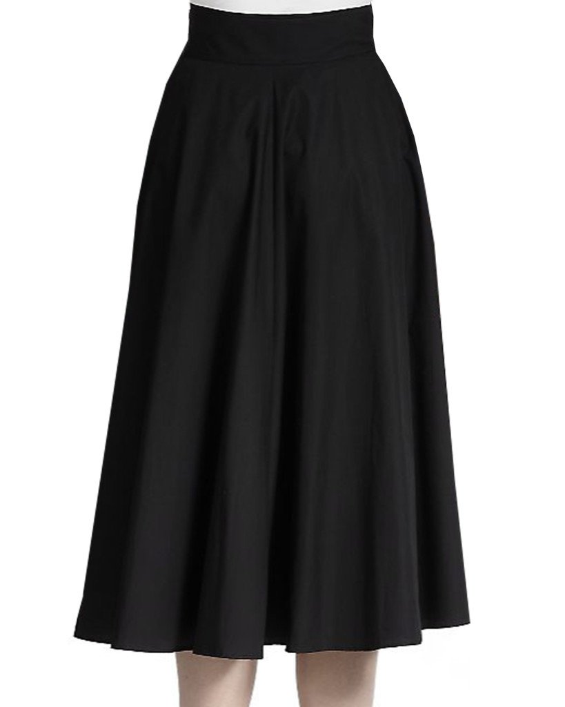 Black Wrap Circular Skirt – Elizabeth's Custom Skirts