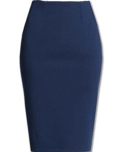 blue-ponte-knit-pencil-skirt
