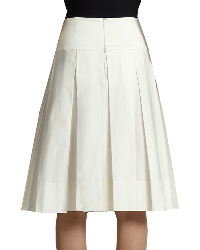 Box Pleated Skirt With Yoke – Elizabeths Custom Skirts